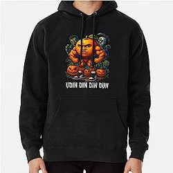 Udin Udindun Halloween Italian Brainrot Meme Pullover Hoodie