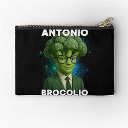 Antonio Broccoli Italian Meme for Kids Zipper Pouch