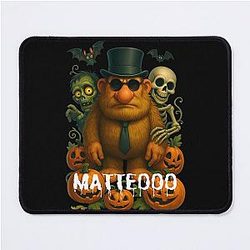 Mateo Italian Brainrot Meme Halloween Mouse Pad