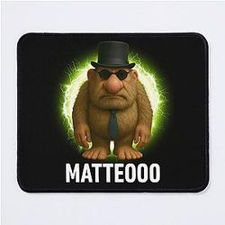 Matteo Italian Brainrot Mouse Pad
