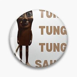 Italian Brainrot Viral Meme Tiktok Design Pin