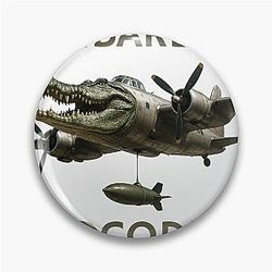 Italian Brainrot Bombardino Crocodilo Pin