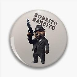 Bobrito Bandito Italian anomaly Pin