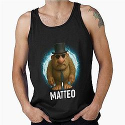 Matteo Italian Brainrot Meme Tank Top