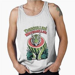 Tigrrullini Watermelon Italian Meme Tank