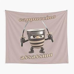 Cappuccino Italian Ninja Tapestry