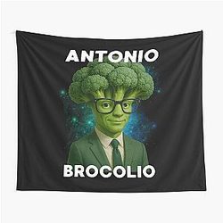 Antonio Broccoli Italian Meme Broccoli for Kids Tapestry