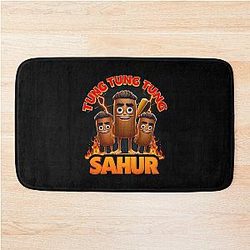 Italian Brainrot Tung Sahur Cool Design Bath Mat