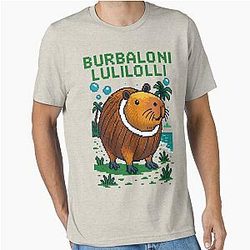 Burbaloni Capybara Italian Memes Pixel Essential T-Shirt