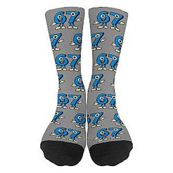 Six 6-7 Funny Italian Kids Gaming Meme Socks for Grandpa