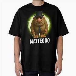 Matteo Italian Brainrot Meme Oversized T-Shirt