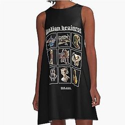 Italian Character TikTok A-Line Dress