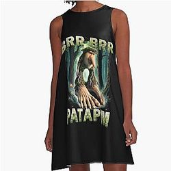 Funny Italian A-Line Dress