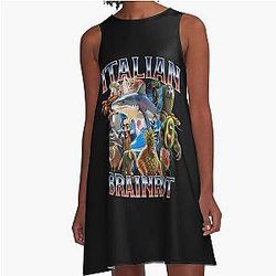 Fun Italian A-Line Dress