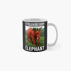 Strawberry Elephant Italian Meme for Kids Classic Mug