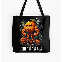 Udin Udindin Halloween Italian Brainrot Meme All Over Print Tote Bag