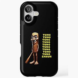Tung Sahur italian brainrot meme iPhone Tough Case