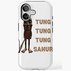 Italian Brainrot Virus Viral Meme Tiktok Design iPhone Tough Case