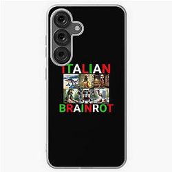 funny italian brainrot meme samsung galaxy soft case