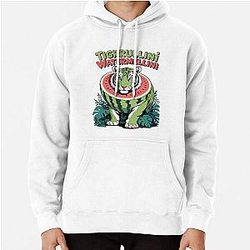 Tigerlli Watermelon Italian Brain Meme Pullover Hoodie