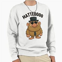 Mateo Italian Brainrot Meme Pullover Sweatshirt