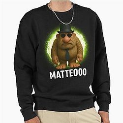 Matteo Italian Brainrot Pullover Sweatshirt