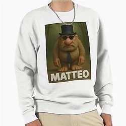 Matteo Italian Meme Pullover Sweatshirt