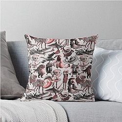 Monochromatic Italian Throw Pillow