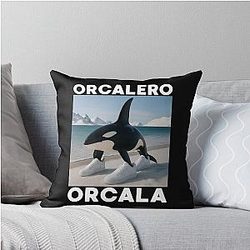 Orcala Italian Brainrot Meme Throw Pillow