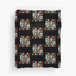 Funny Italian Brain Rot Meme Duvet Cover