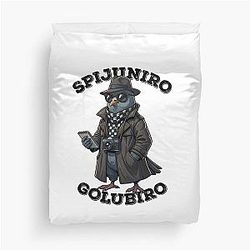 Spy Cafe Italian Duvet Cover