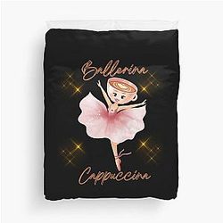 Ballerina Coffee Italian Duvet Cover