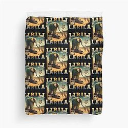 Lirili Italian Brainrot Meme Duvet Cover