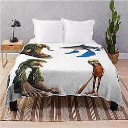 Italian Brain Rot Sticker Pack Throw Blanket