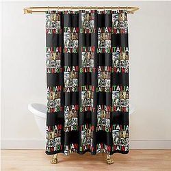 Funny Italian Brainrot Meme Shower Curtain