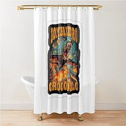 Italian Crocodilo Shower Curtain