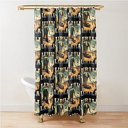 Lili Lira Funny Italian Shower Curtain