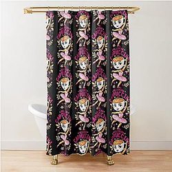 Ballerina Italian Dark Shower Curtain