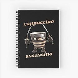 Cappuccino Italian Spiral Notebook