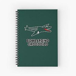 Euphonium Italian Spiral Notebook