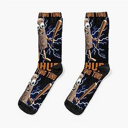 Tung Sahur Coffee Lovers Italian Meme Socks