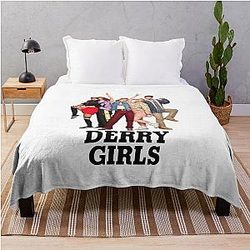 Lover Gifts Derry Girls Throw Blanket for Movie Fans