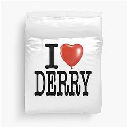 I Love Derry Duvet Cover