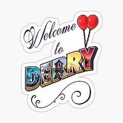 Welcome to Derry Clown Sticker