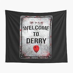 Welcome to Derry High Definition Inspired by IT and Pennywise Tapestry