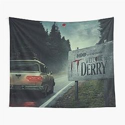 Vintage Welcome to Derry Poster Tapestry