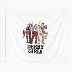 Lover Gift Derry Girls Fan Tapestry