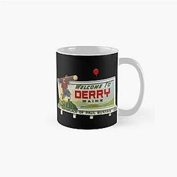 Welcome to Derry Vintage Sign Inspired by Maine Classic Mug