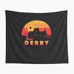Gifts Idea Visit Derry Premium Gift for Movie Fans Tapestry