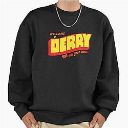 IT Welcome to Derry Logo Premium Oversized Sweatshirt